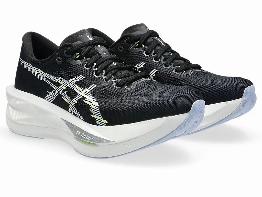 Asics Women's Sonic blast Sneaker in Black/Blue Fade Swing Hike