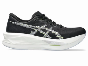 Mobility Ease Asics Women's Sonic blast Sneaker in Black/Blue Fade