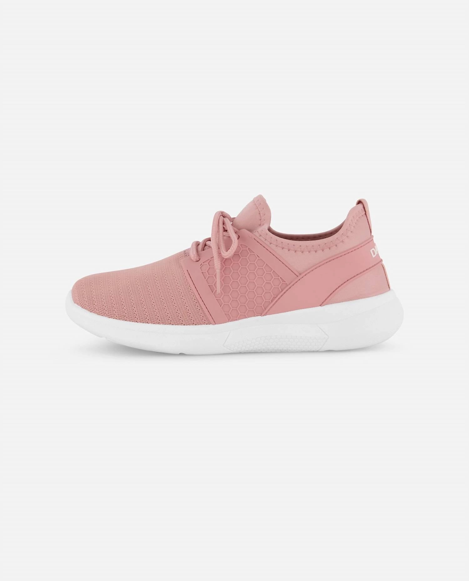 Women's Enjoy Lace Up Sneaker In Blush Comfort arch Lightweight Gear