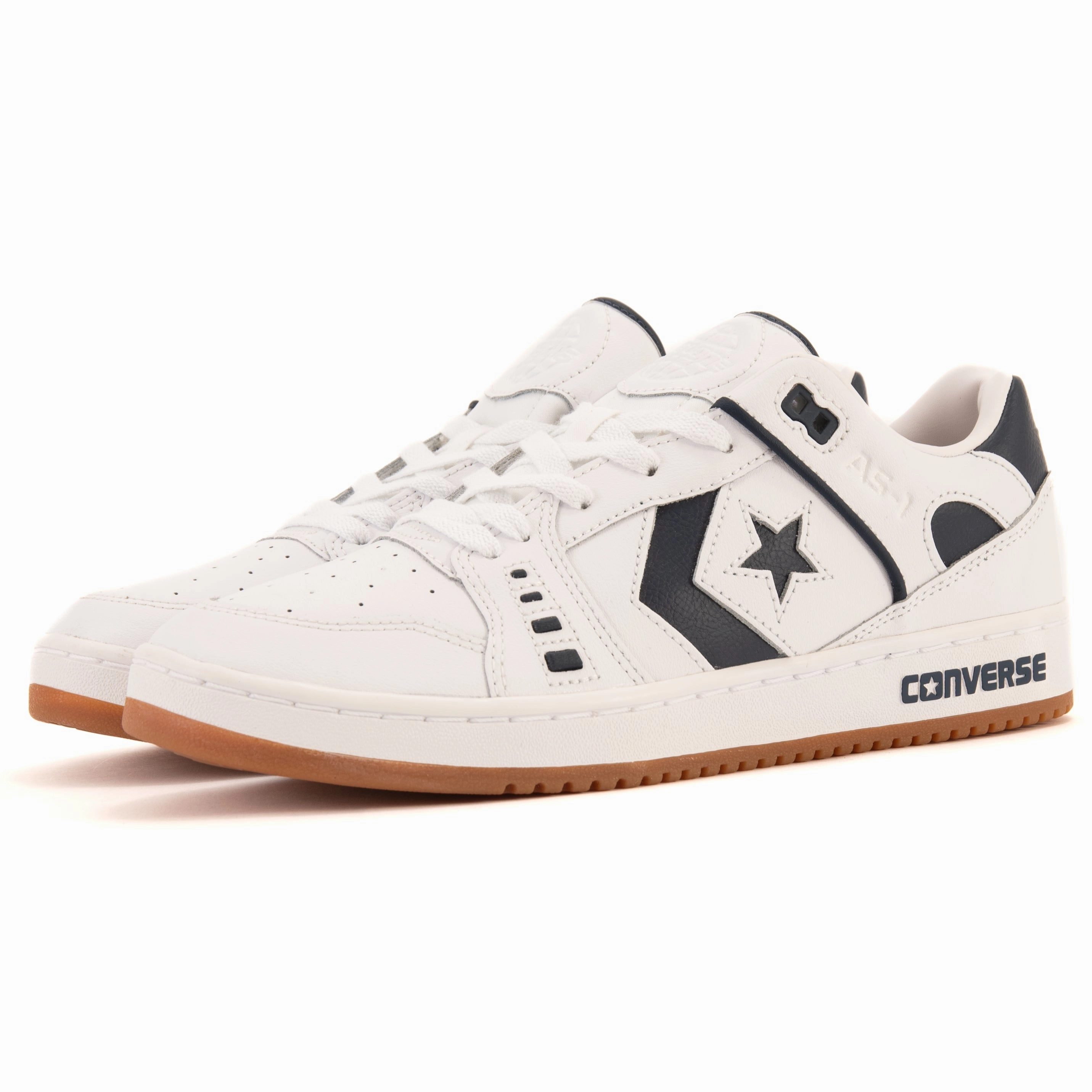 CONS - AS-1 Alexis Sablone Pro Ox (White/Navy/Gum) curved track running wear