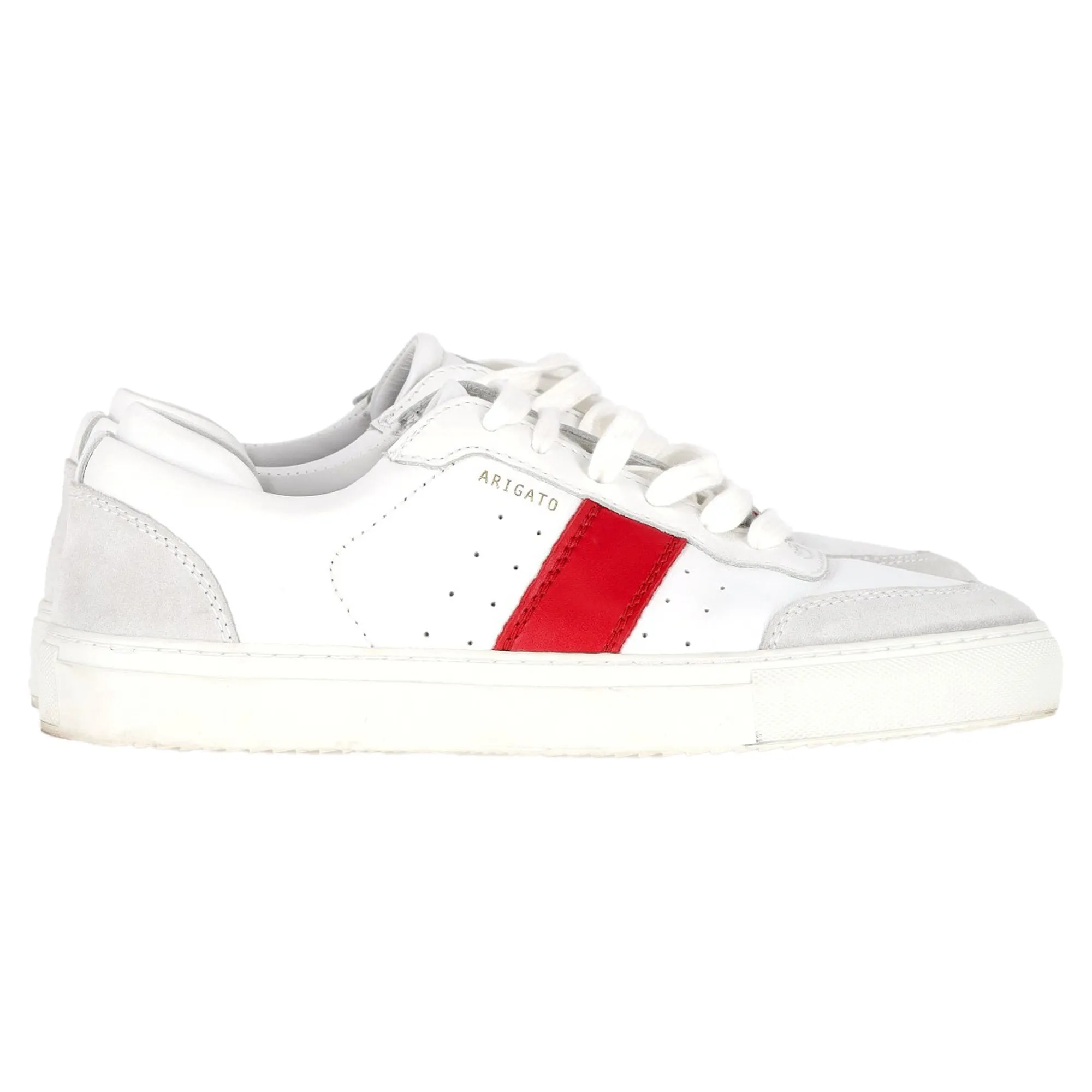 Axel Arigato Clean 90 Sneakers in White Leather Shock Edge Retro Inspired Silhouette