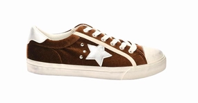 Everyday Style Resilient Sole Women's Big Dipper Fashion Sneakers In Cinnamon Velvet