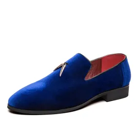 Cushioned heel Formal Occasions The Semplice - Tassel Men's Loafers (red, blue, black)