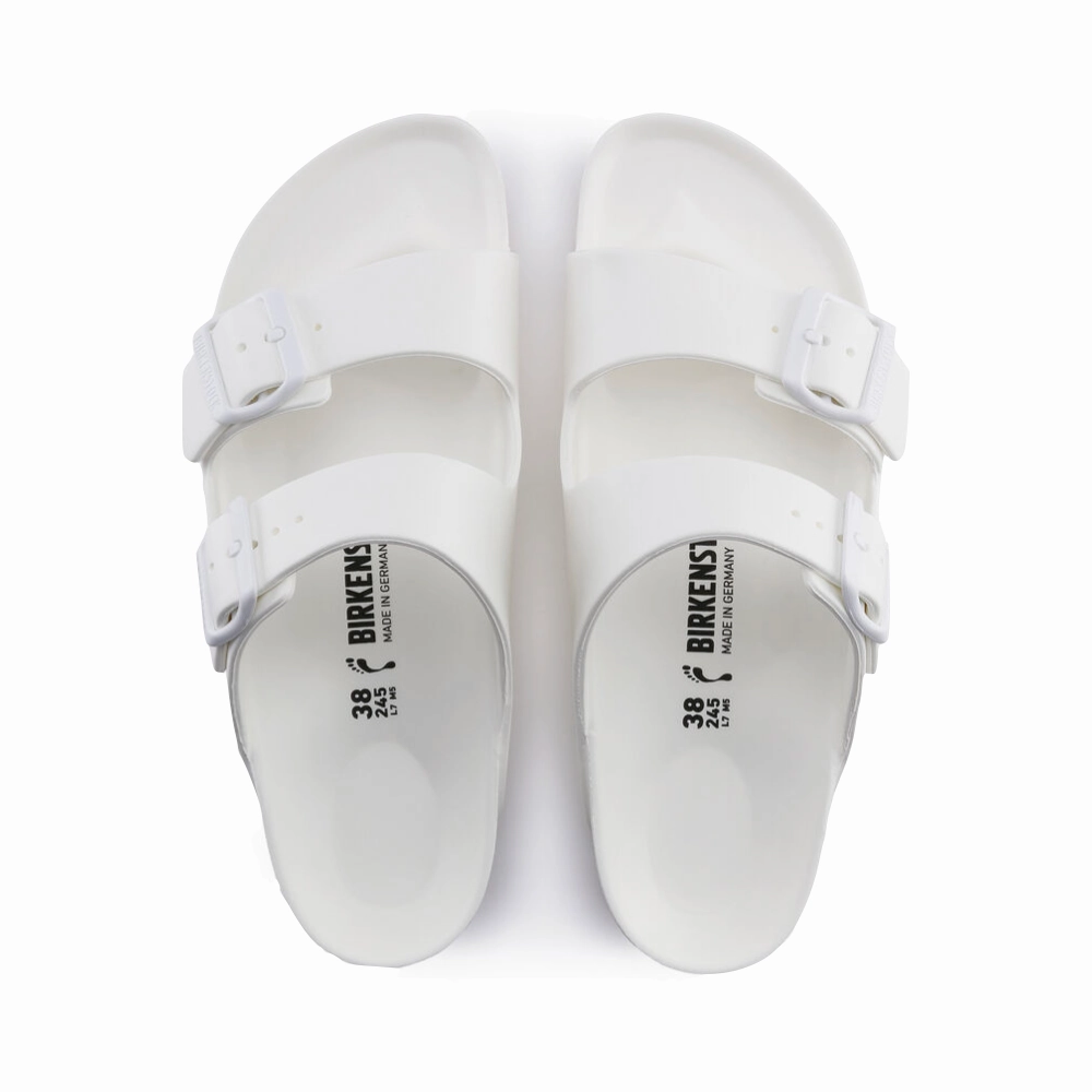 Birkenstock Women's Arizona EVA Sandal in White Low Profile