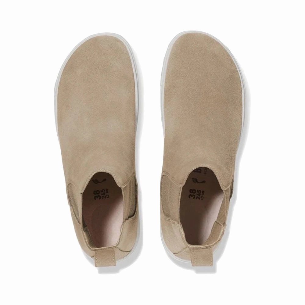 Birkenstock Women's Bend Chelsea Pull On Boot in Taupe Hike Club Sole Grip