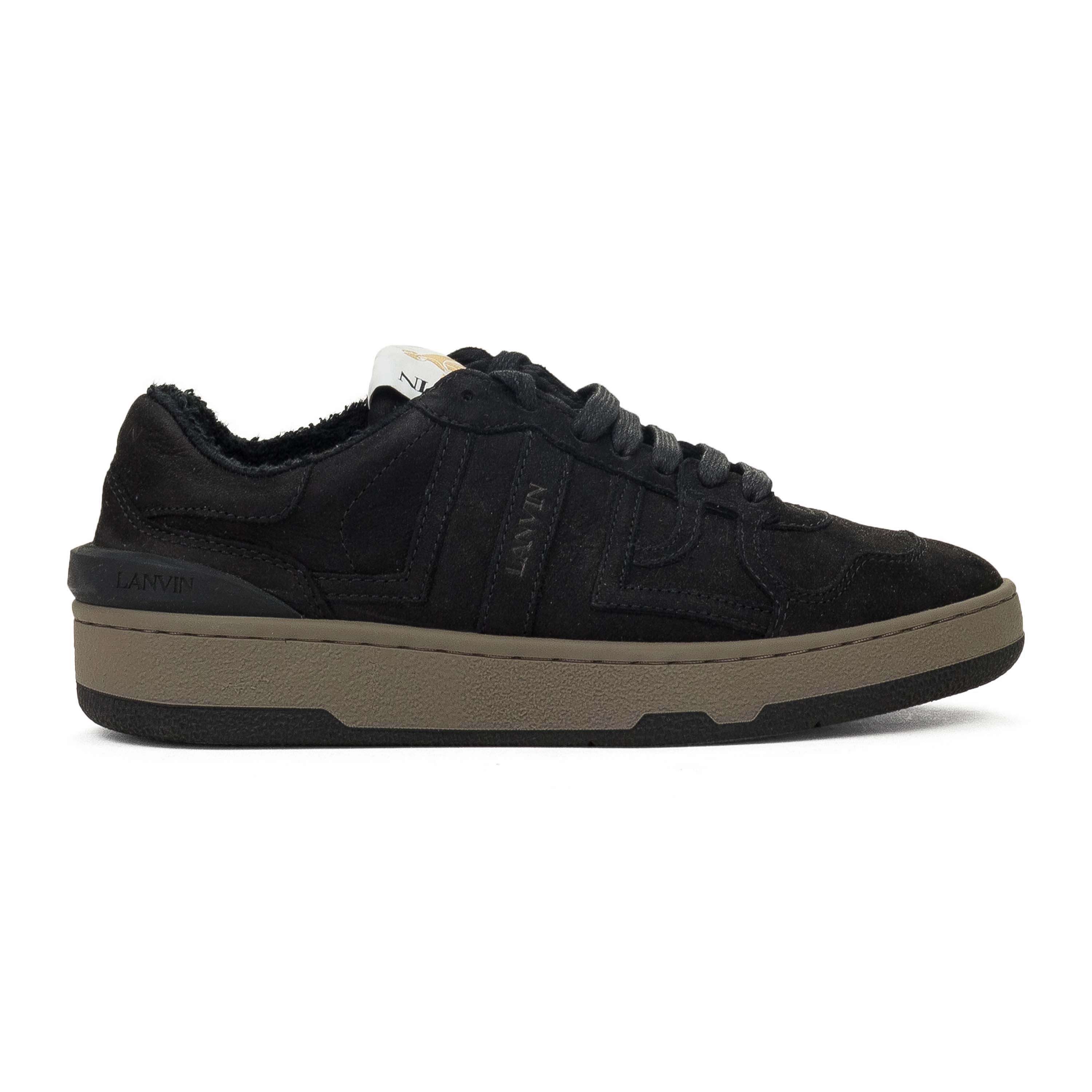 Durable Support BLACK CLAY LOW TOP SNEAKERS
