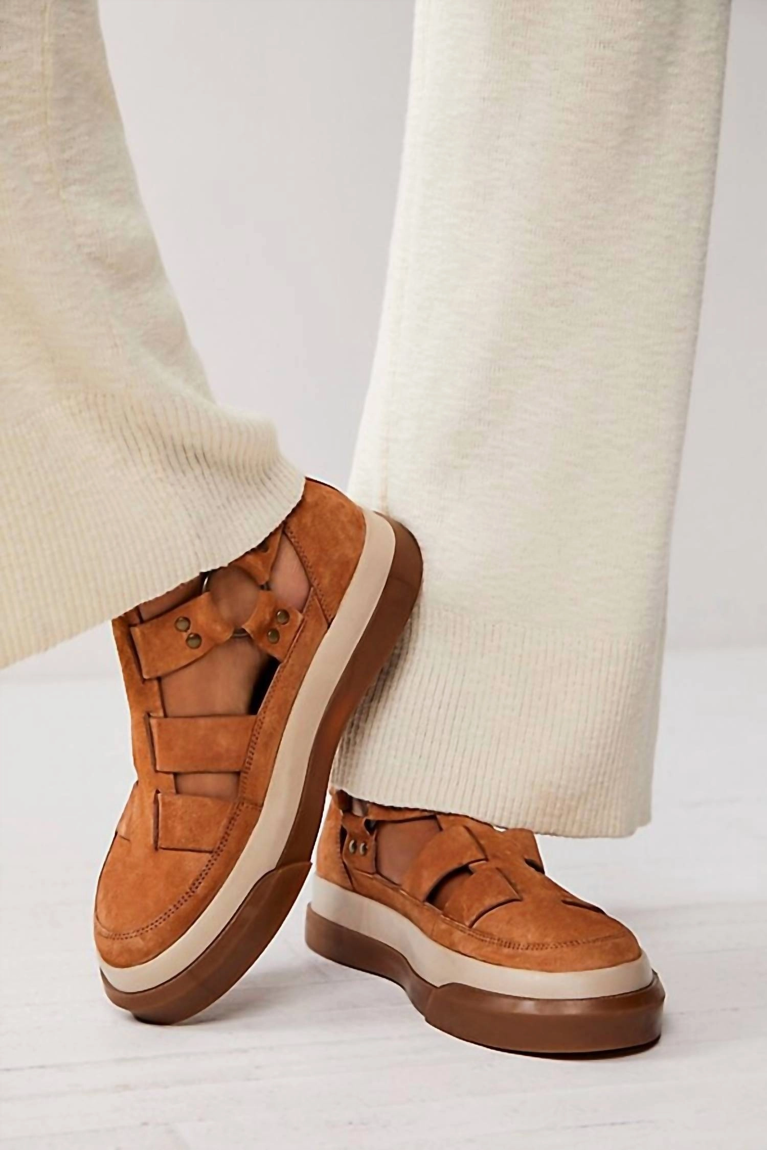Bodhi Fisher Sneaker In Tan Durable Style Retro
