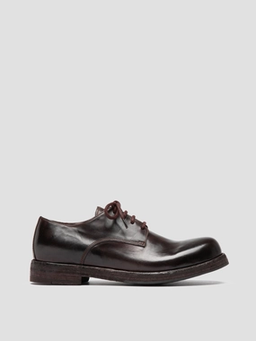 Polished Appearance BULLA DD 311 - Burgundy Leather Derby Shoes