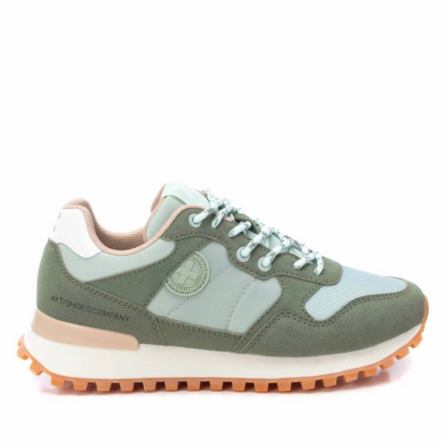 Secure look Women's Textile Sneakers In Aqua