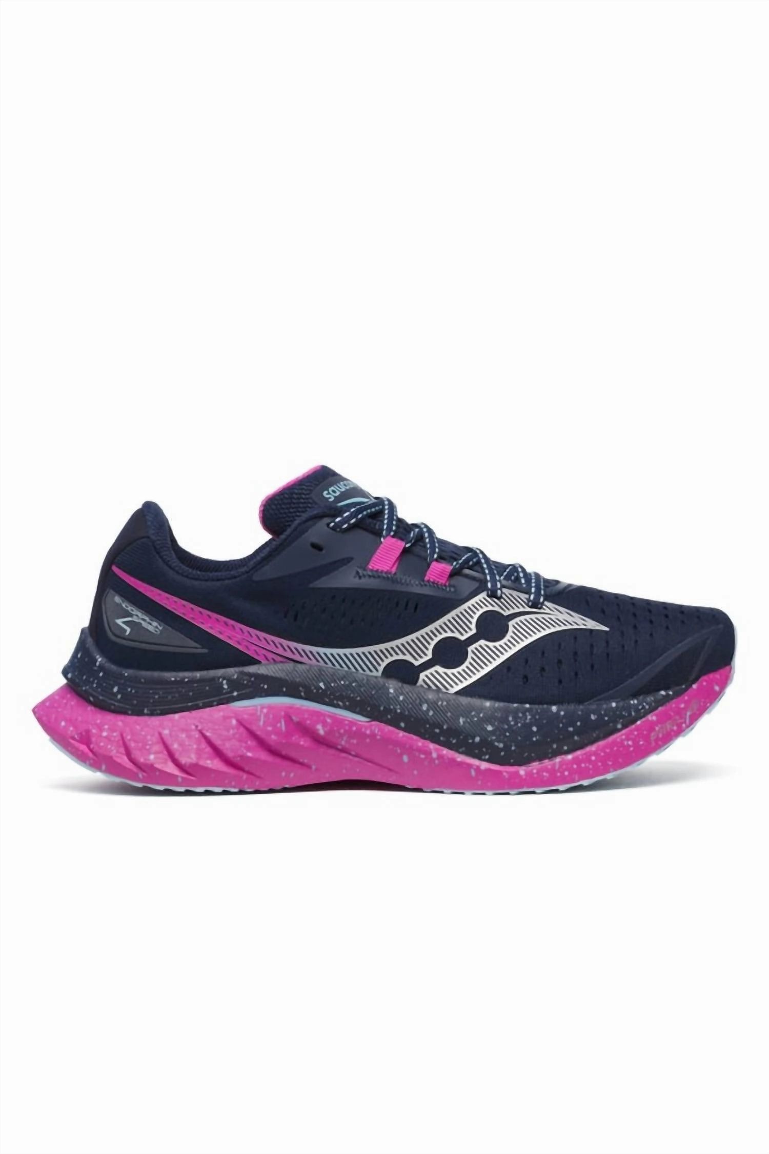 Thermal Regulating Liners Abrasion resistant Women's Endorphin Speed 4 Shoes In Navy/fuschia