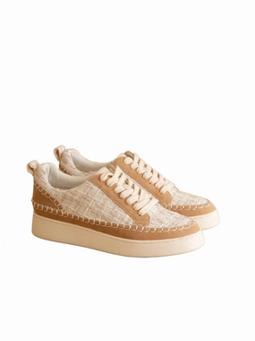 Airflow Optimized Women's The Janie Sneaker In Camel Tweed Wrapped