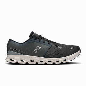 On Running Men's Cloud X 4 Shoes - Shadow / Apollo post - workout recovery