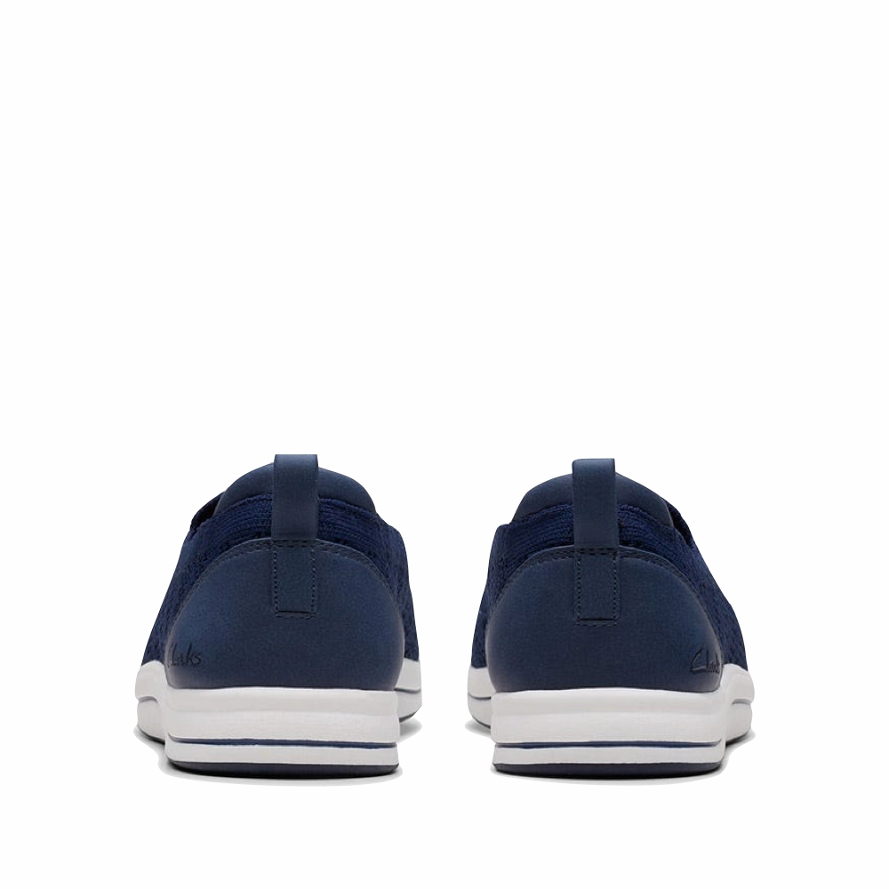 Support frame Clarks Women's Breezey Izzy Slip On in Navy