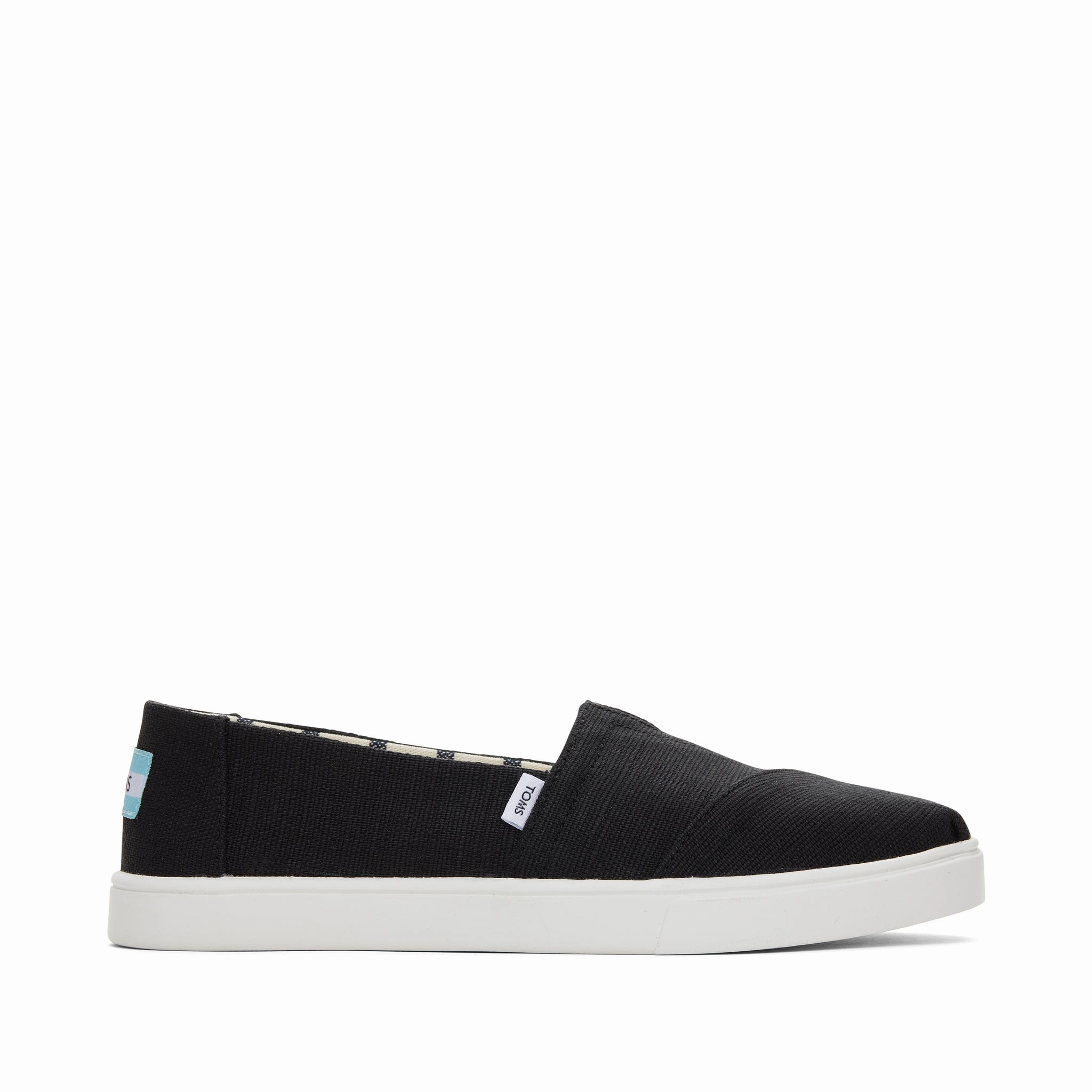 All-day breathability Alpargata Cupsole Black Heritage Canvas Slip-On Sneaker