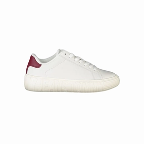 Impact Resistant Plate Tommy Hilfiger Leather Women Women's Sneaker