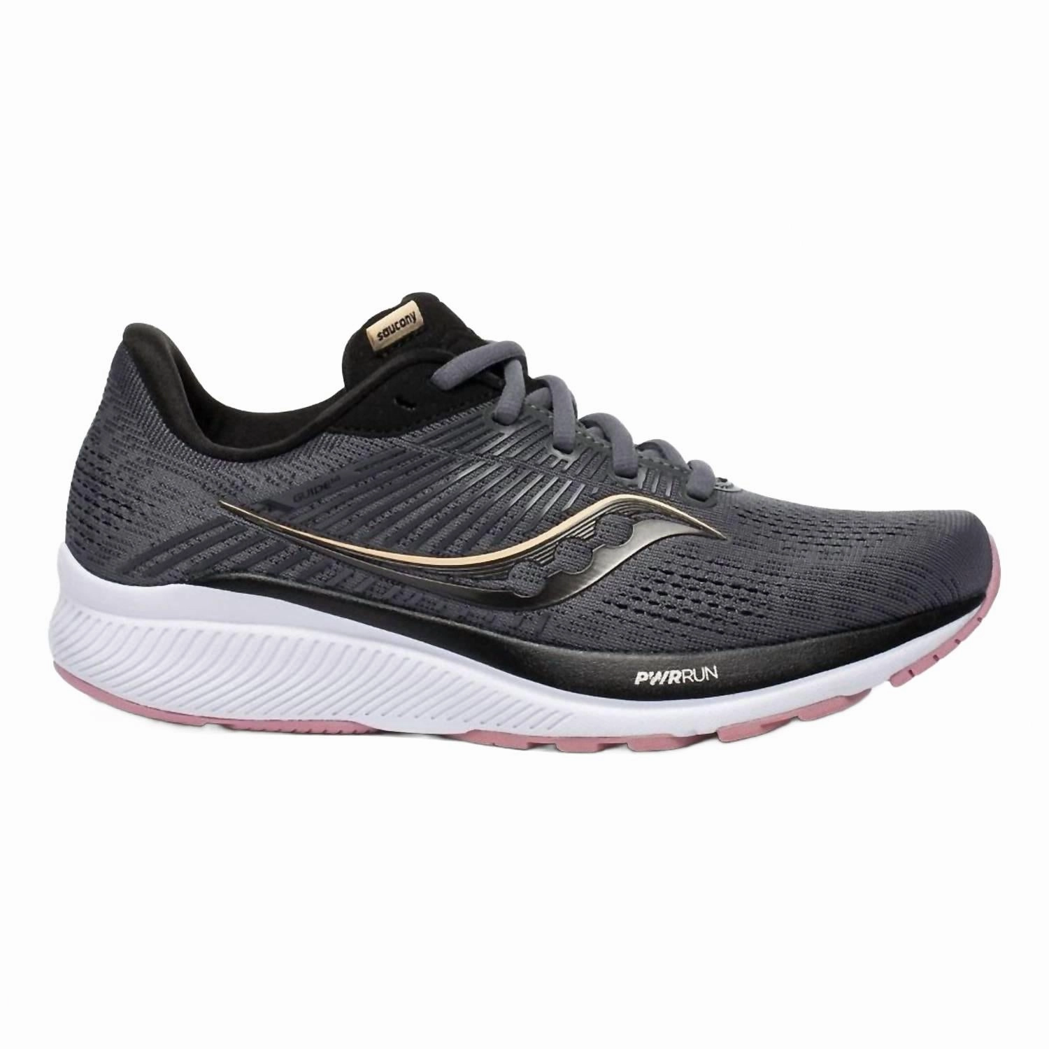 Women's Guide 14 Sneakers In Charcoal/rose Low Impact