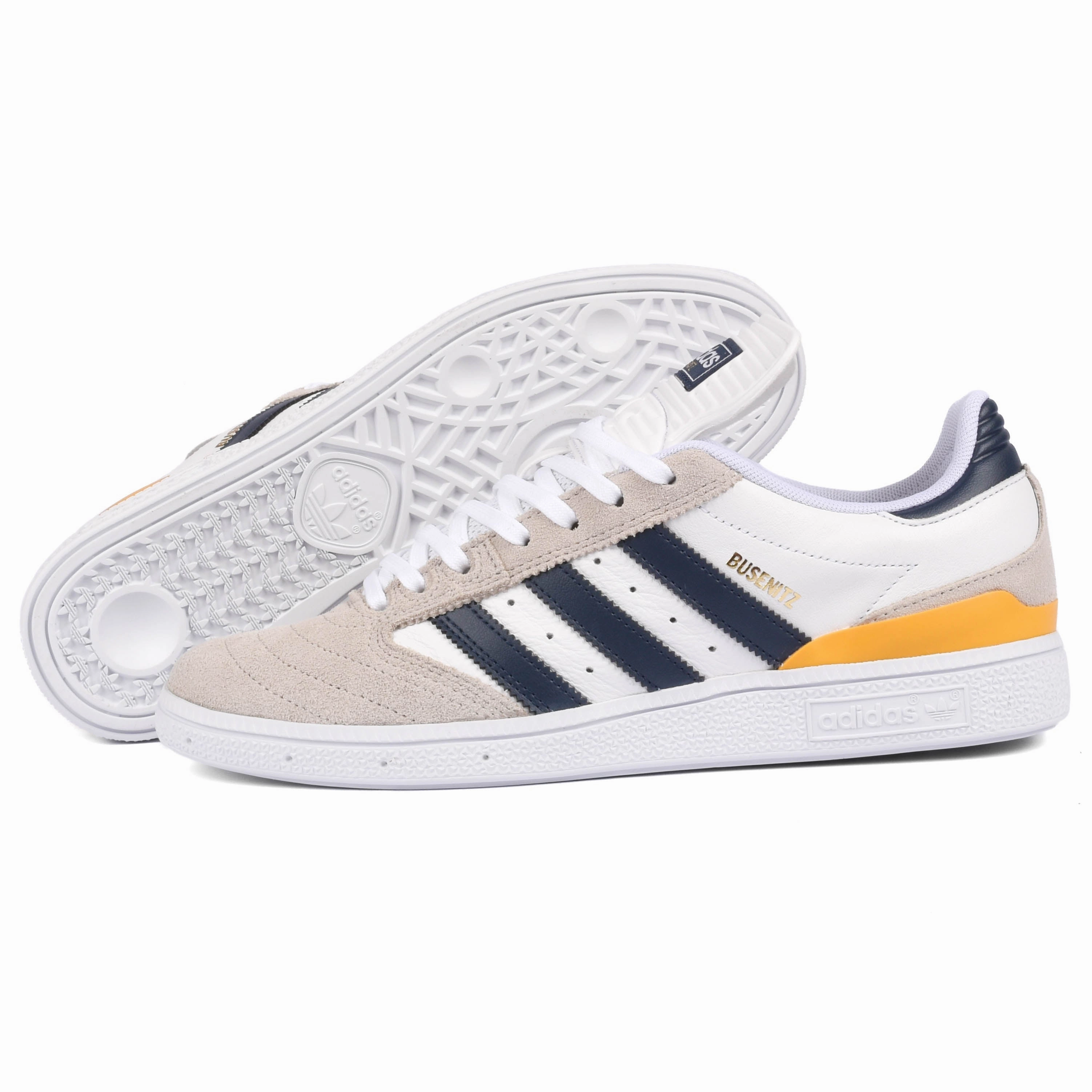 Adidas - Busenitz (Clear Brown/Collegiate Navy/FTWR White) comfortable running shoes