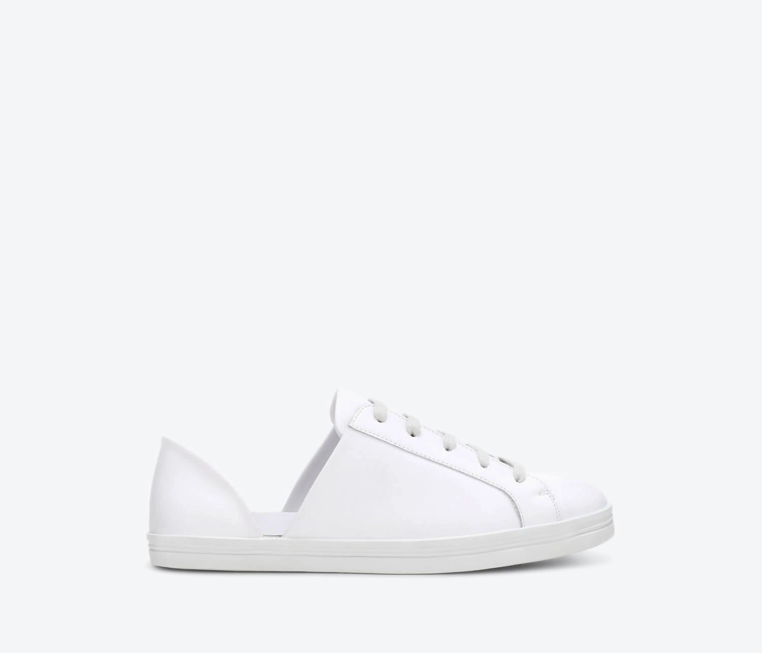 Women's Eda D'orsay Sneaker In White Calf Soft Support