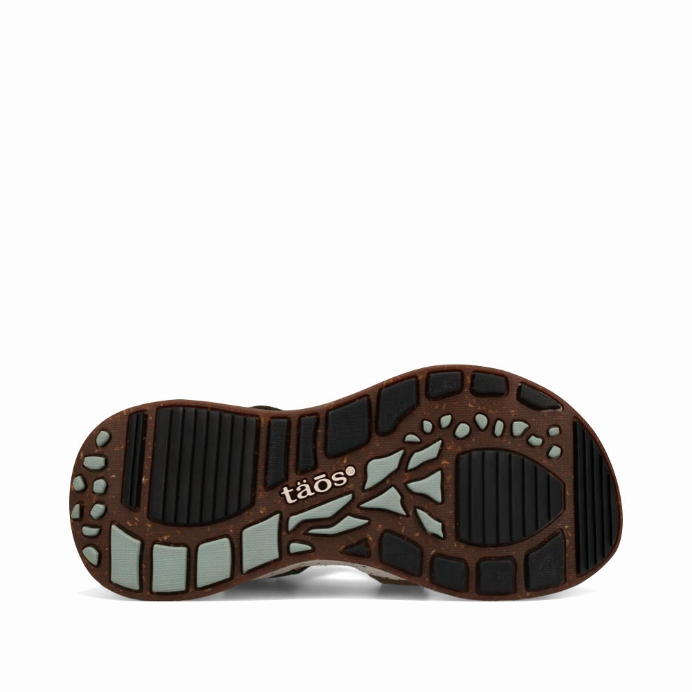 Cool Comfort Soft Materials Taos Women's Super Z Sandal in Sage/Olive Multi