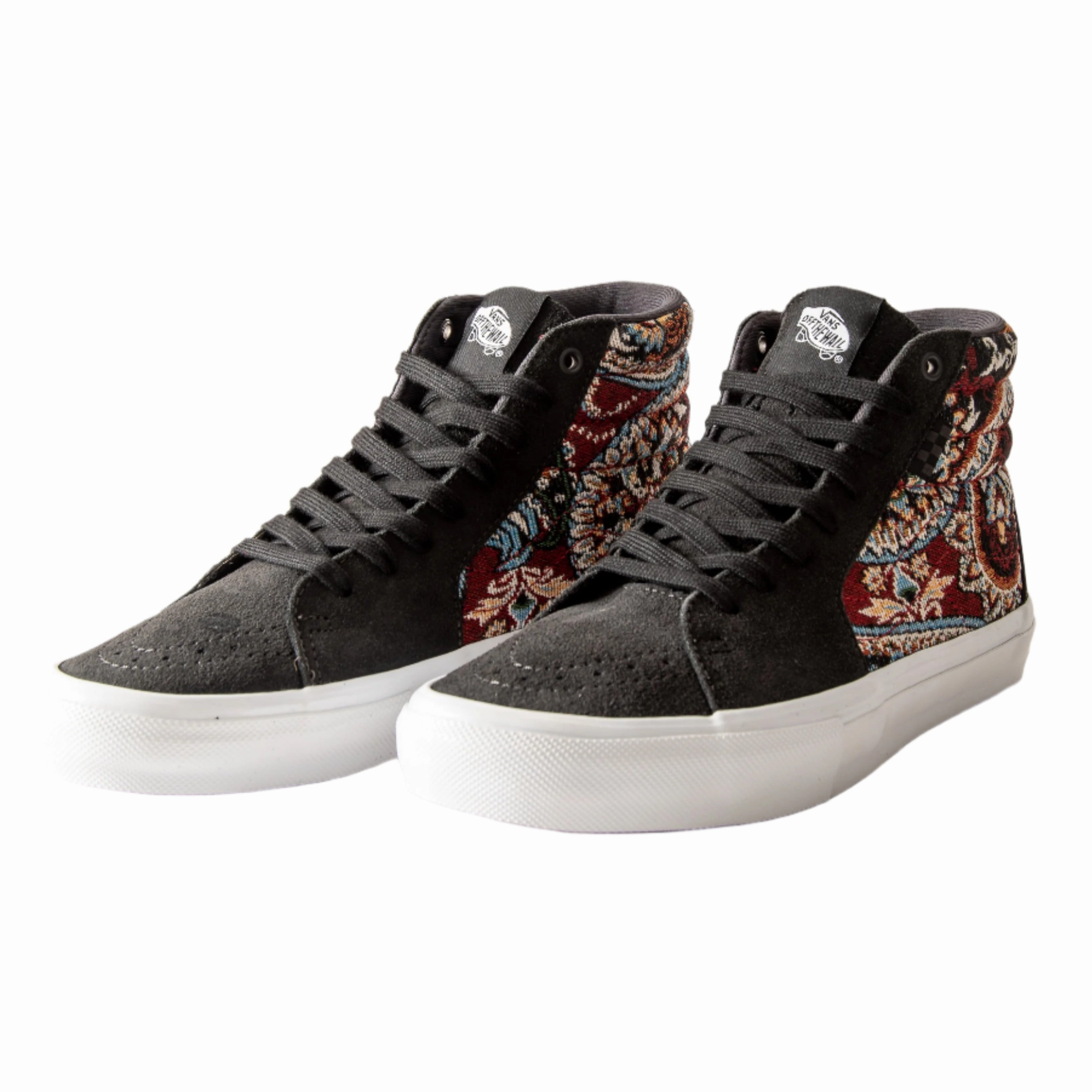 Anti Microbial Footbed Vans - Skate Sk8-Hi (Paisley/Raven) *SALE