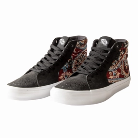 Vans - Skate Sk8-Hi (Paisley/Raven) *SALE Perforated Tongue Competitive Edge