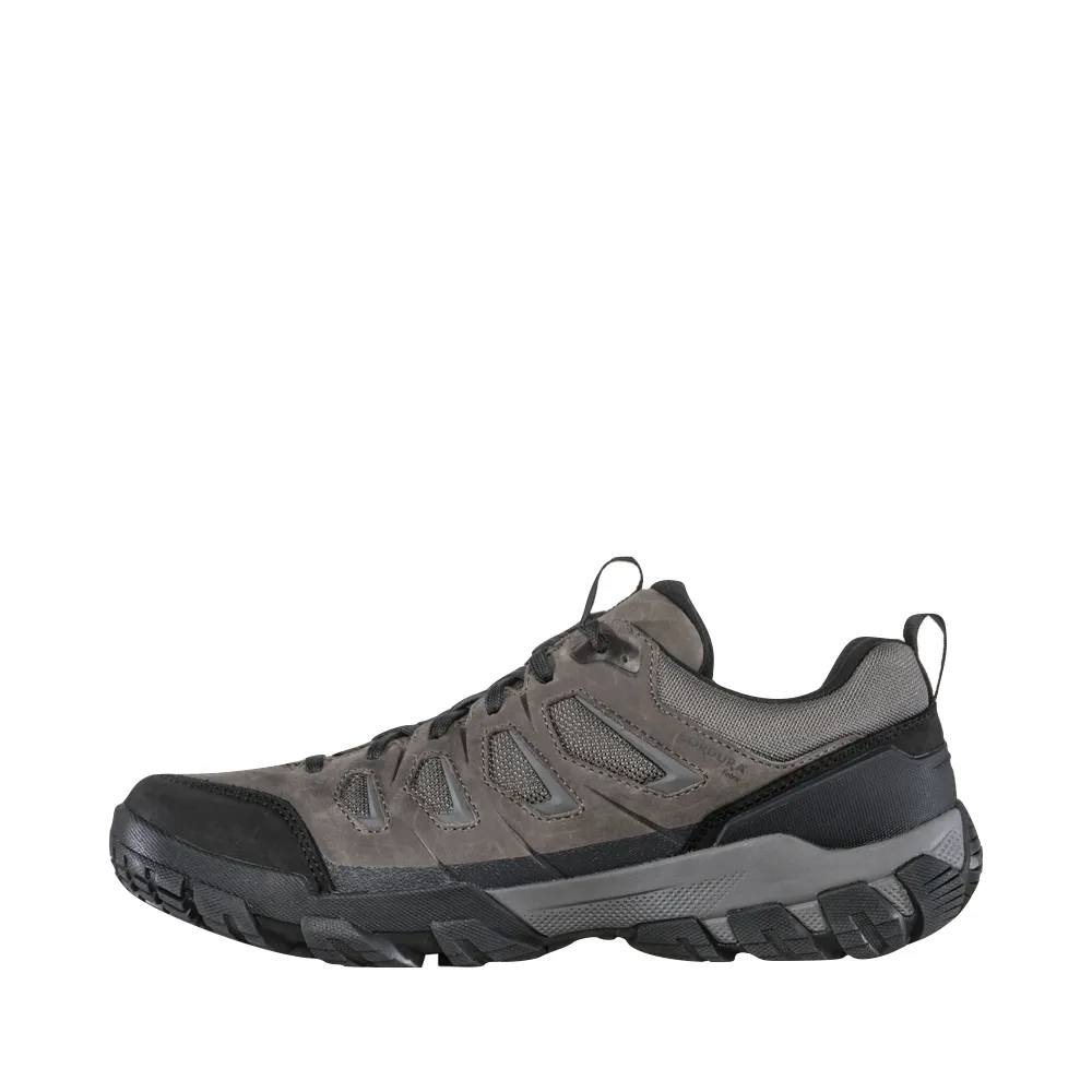 Weather Resistant Finish Oboz Men's Sawtooth X Low Waterproof Hiker in Charcoal