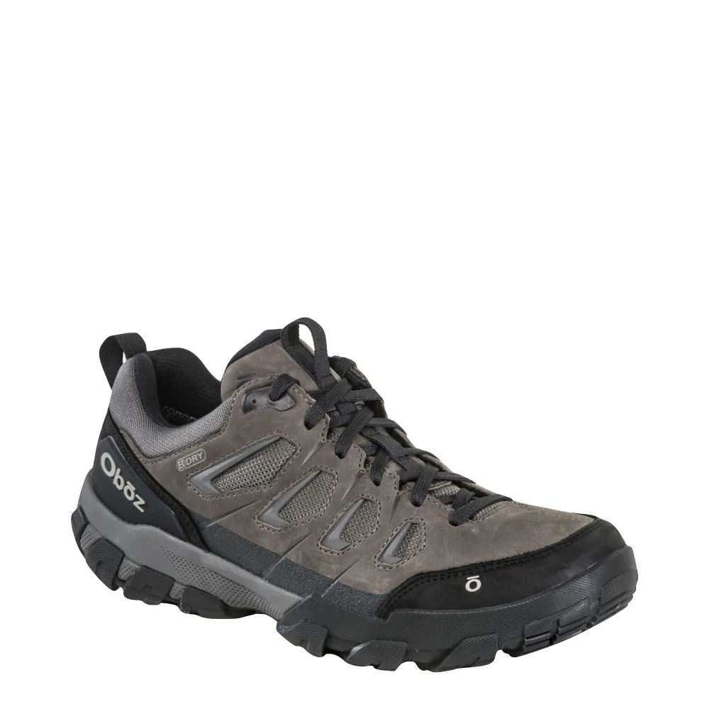 Soft Layers Street Fest Oboz Men's Sawtooth X Low Waterproof Hiker in Charcoal
