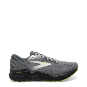 Brooks Men's Ghost 16 Sneaker in Primer/Grey/Lime Feet Wellness