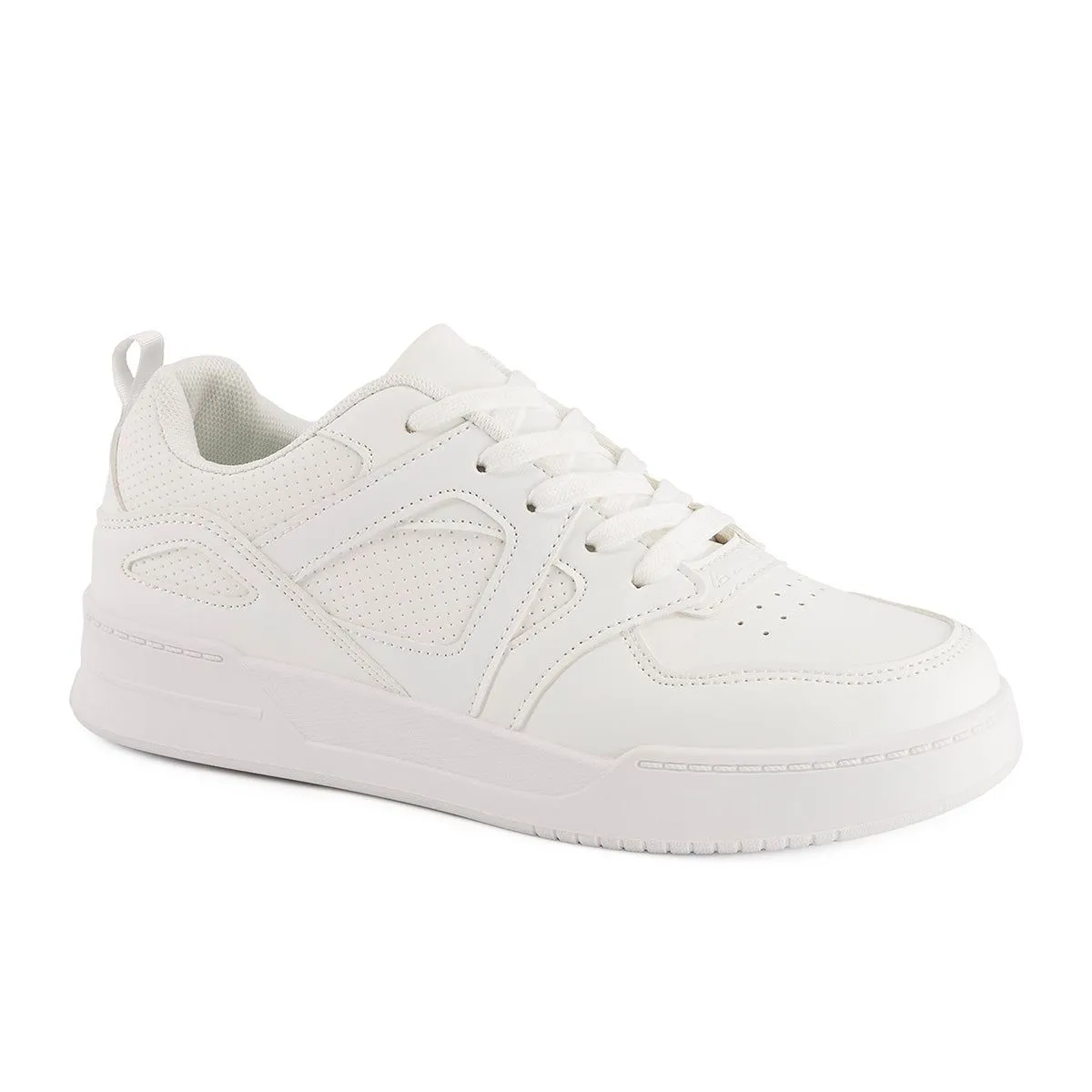 Andrea Classic White Sneakers Anti Slip Feature Airflow Engineered