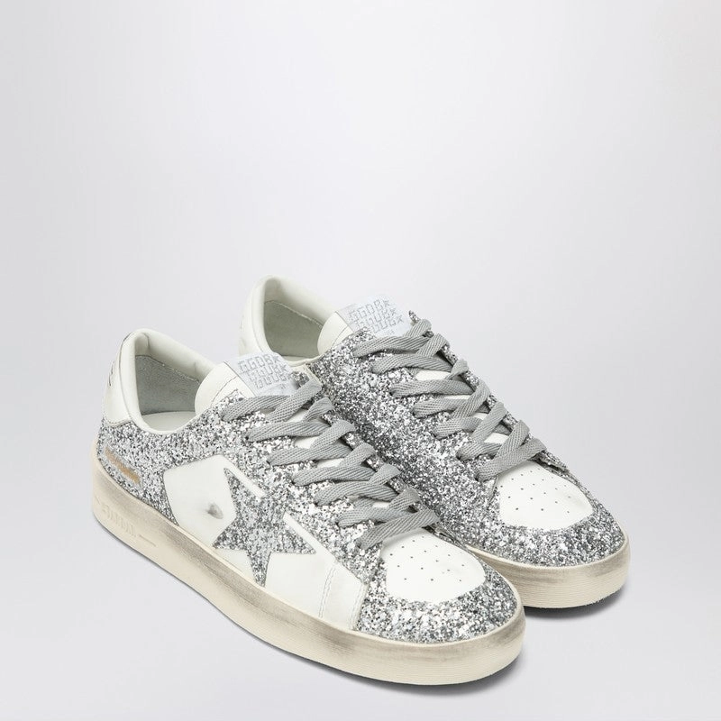 Easy Clean Surface Active Mode Golden Goose Women's Stardan /Glitter Sneaker
