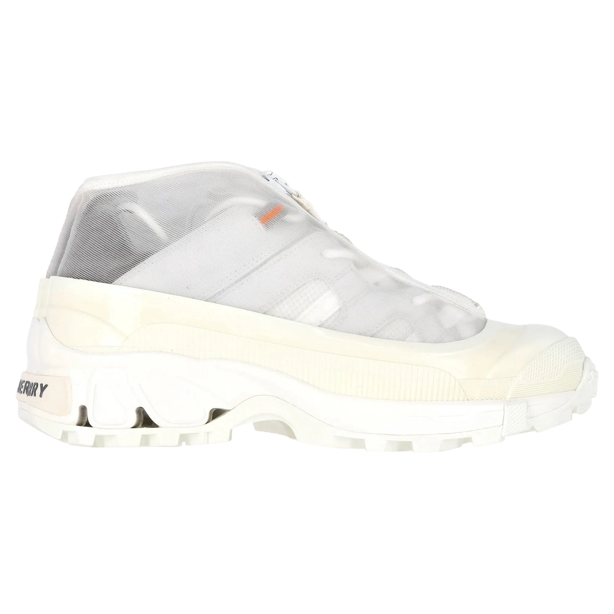Torsional Rigidity Burberry Arthur Layered Sneakers In White Mesh and Rubber