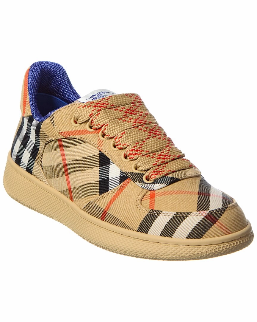 GoodGrip Casual Outfit Burberry Terrace Check Canvas Sneaker