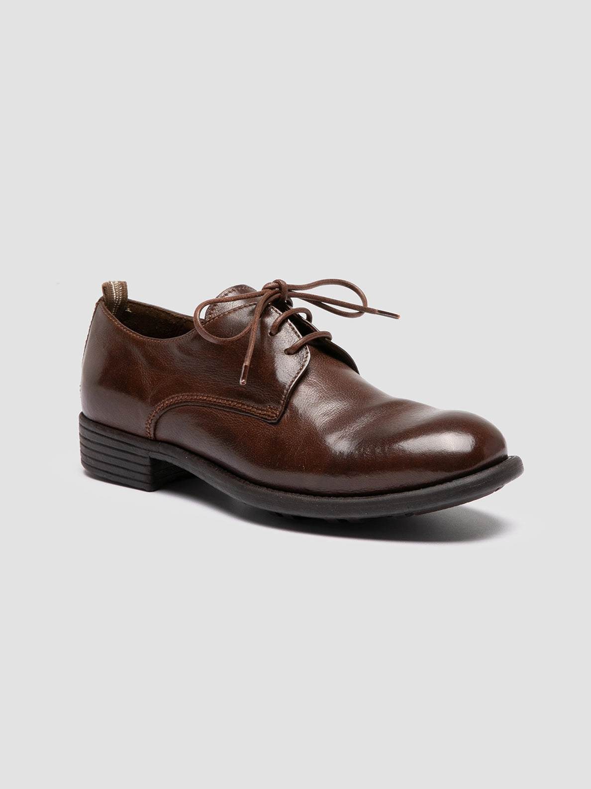 Indoor Movement Luxe Line CALIXTE 068 - Brown Leather Derby Shoes