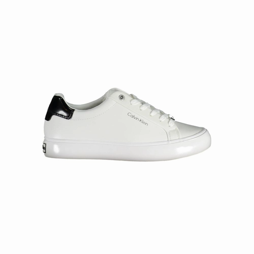 Orthotic Friendly Design Bold Finish Calvin Klein Leather Women Women's Sneaker