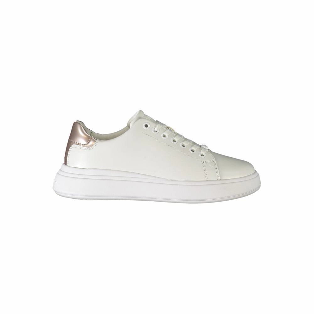 Calvin Klein Polyester Women's Sneaker Metallic Trim Padded Collar Padding