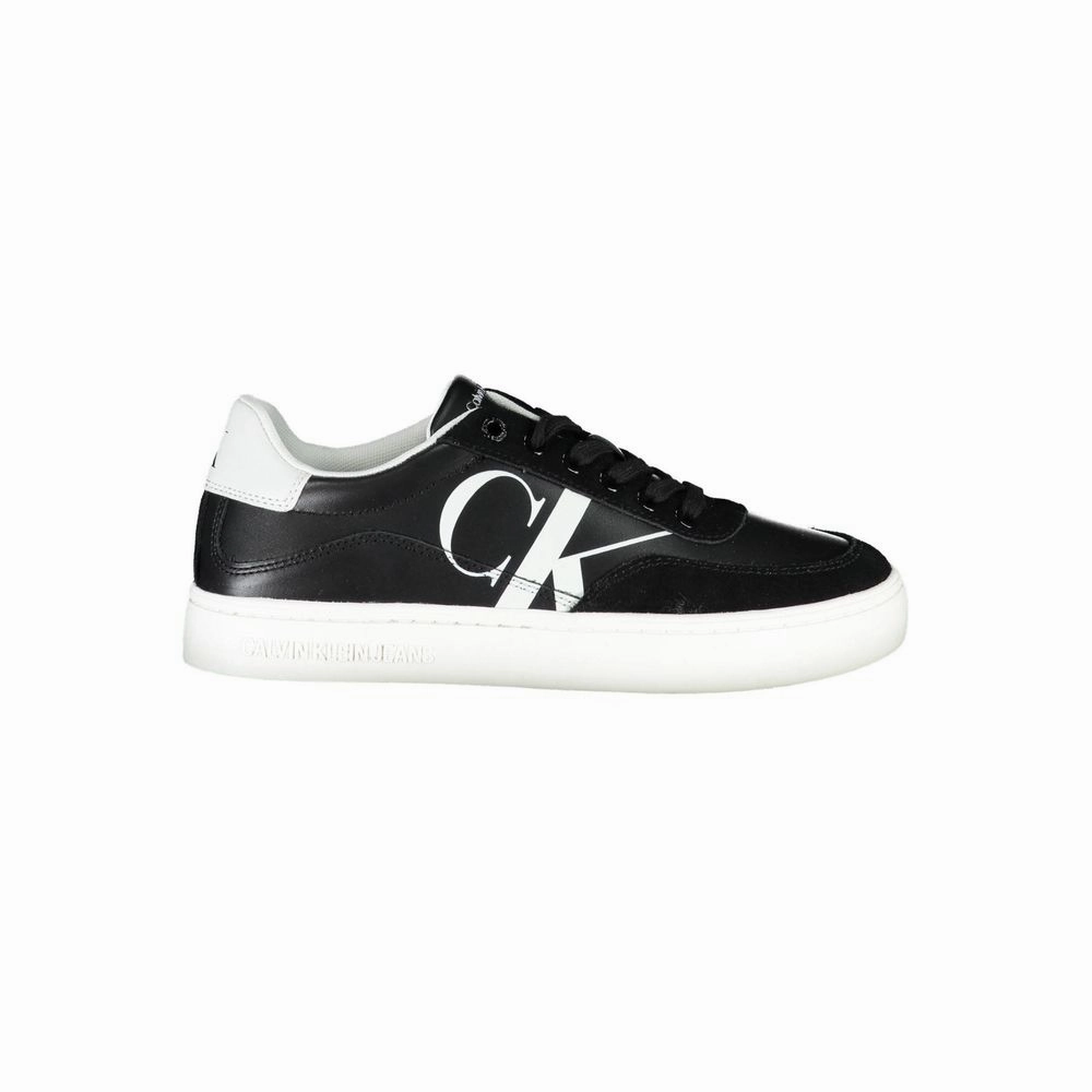 Calvin Klein Sleek Lace-Up Sneakers With Contrast Women's Details Balanced Stack Height