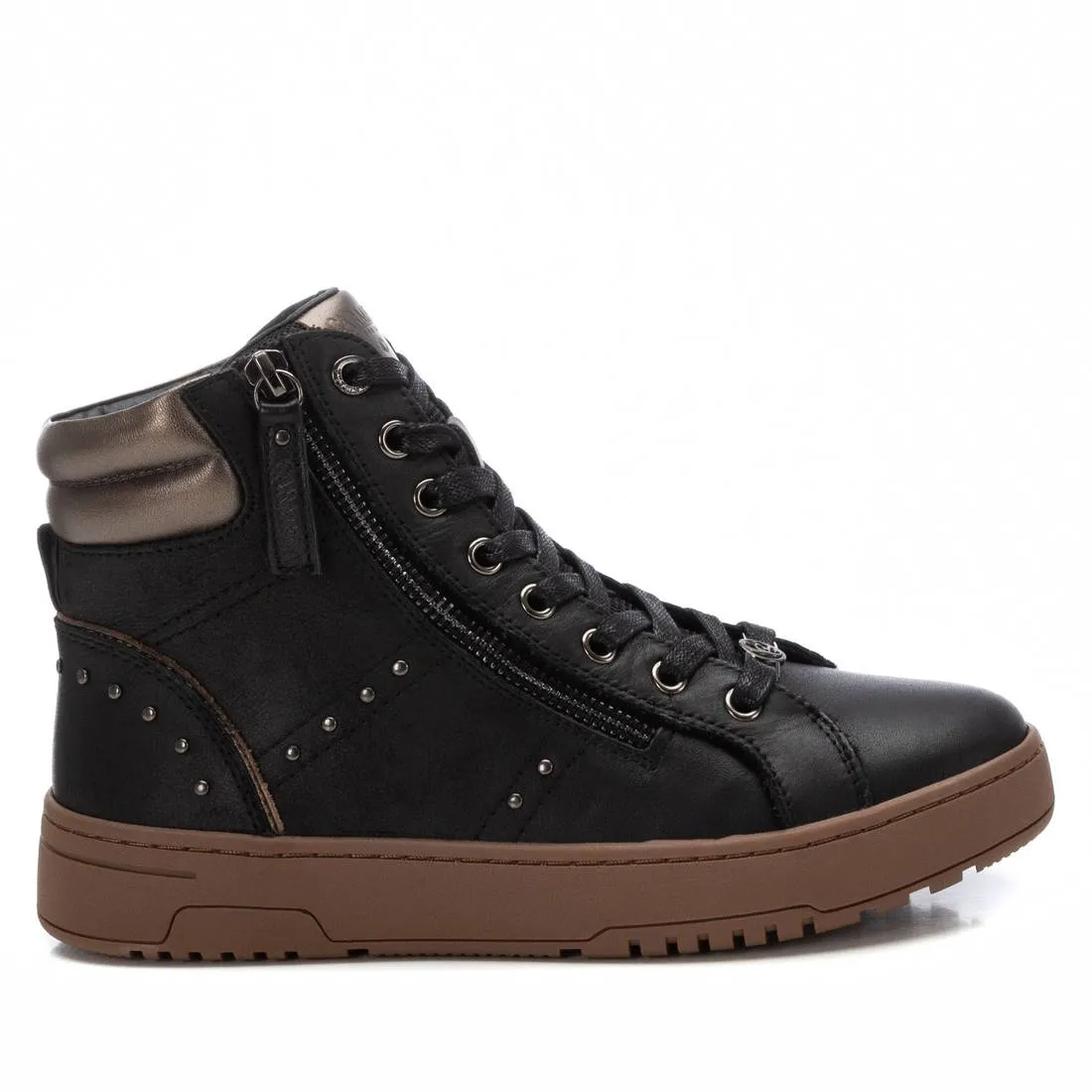 Carmela Collection Leather Sneaker Booties By Xti Daily Movement All Season