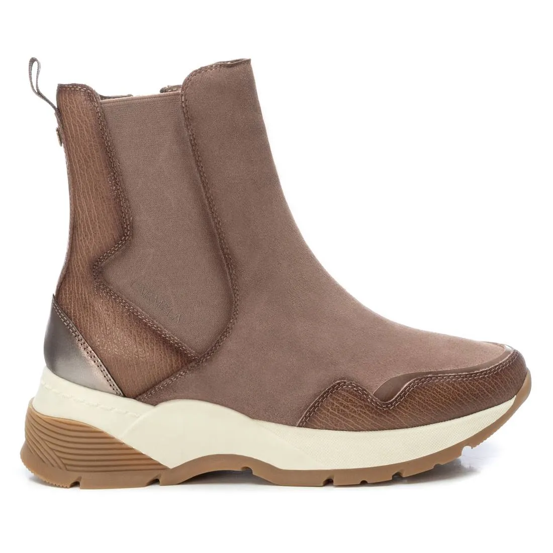 Temperature Regulating Fabric Muscle Friendly Carmela Collection Leather Sneaker Booties By Xti