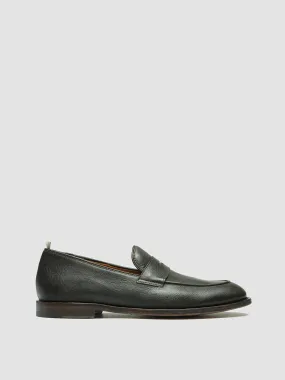 OPERA 001 - Dark Brown Leather Penny Loafers Oil-Treated Office Casual