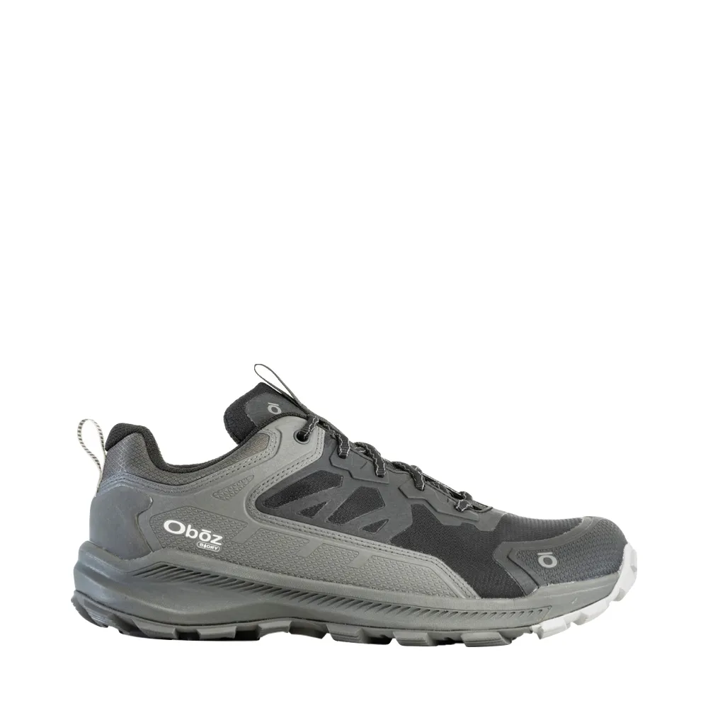 All Time Oboz Men's Katabatic Low Waterproof Hiker in Charcoal