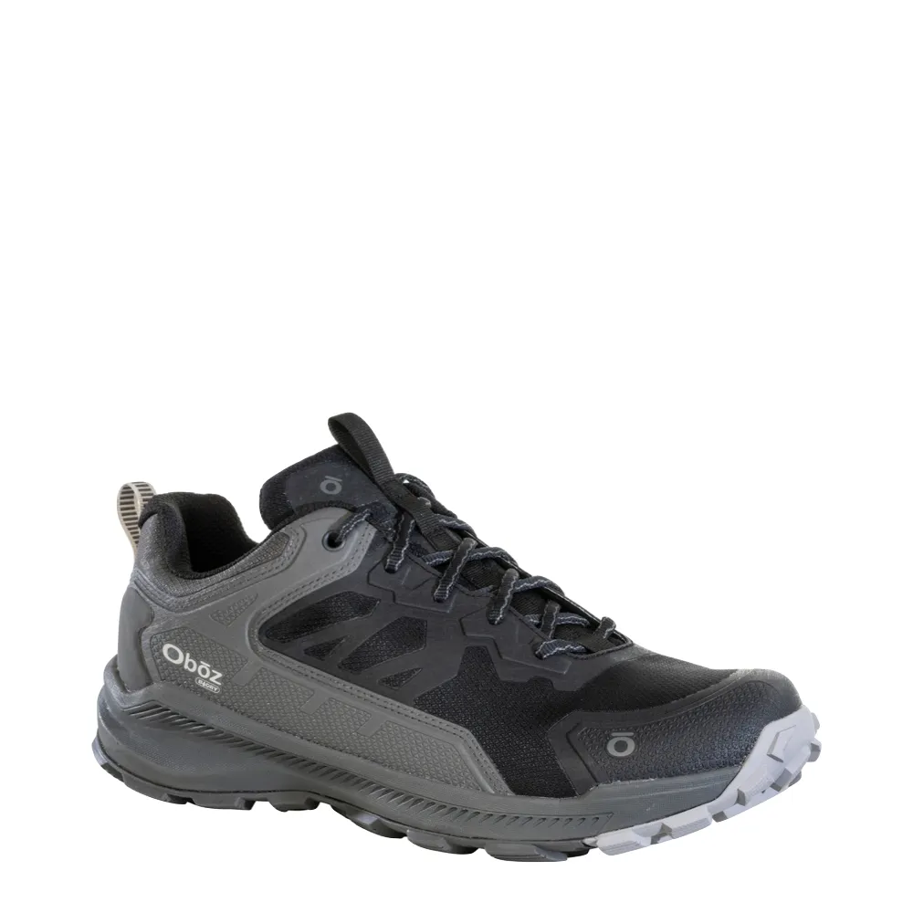 Heel Support Morning Ready Oboz Men's Katabatic Low Waterproof Hiker in Charcoal