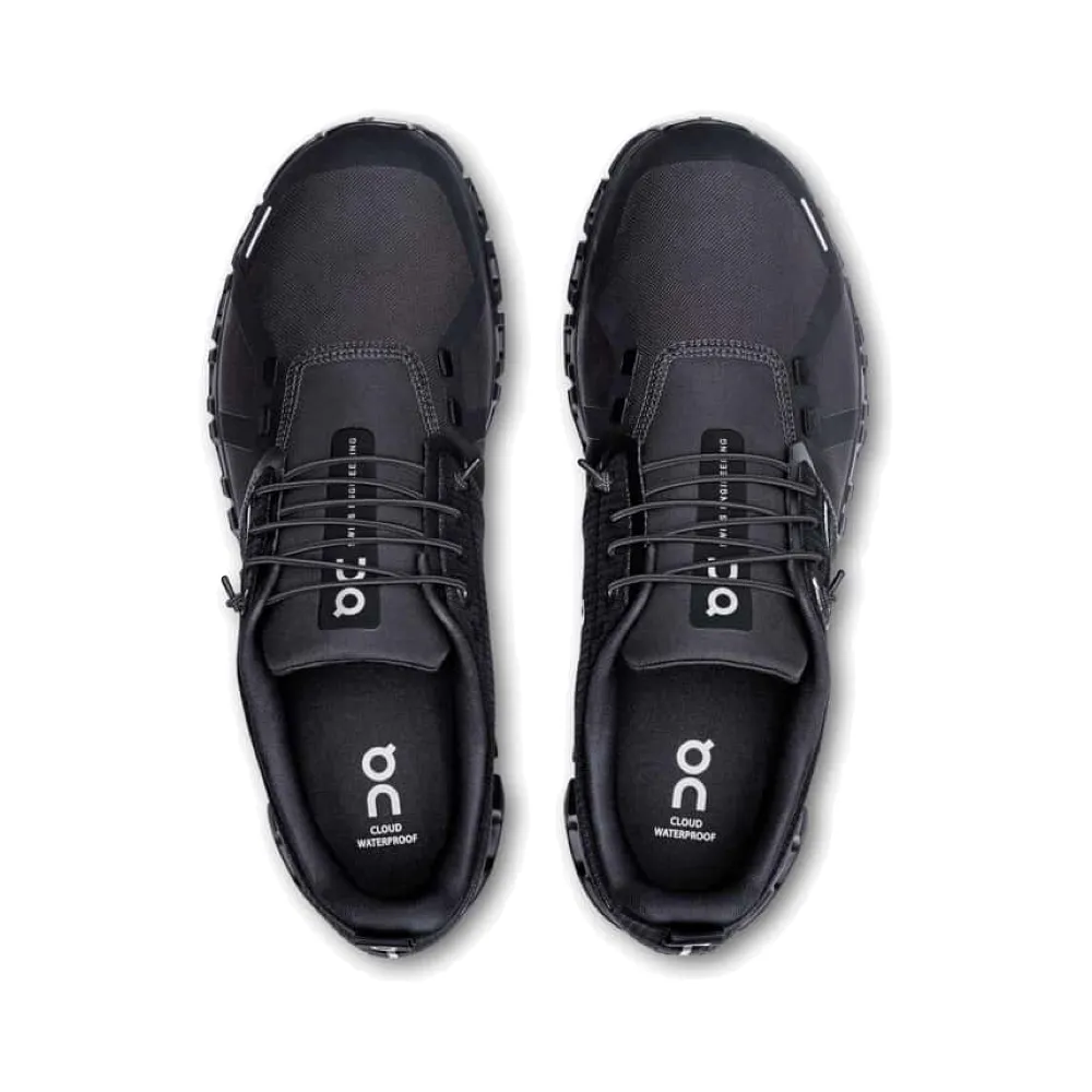 Slip Fit On Men's Cloud 6 Waterproof Sneaker in Black/Black