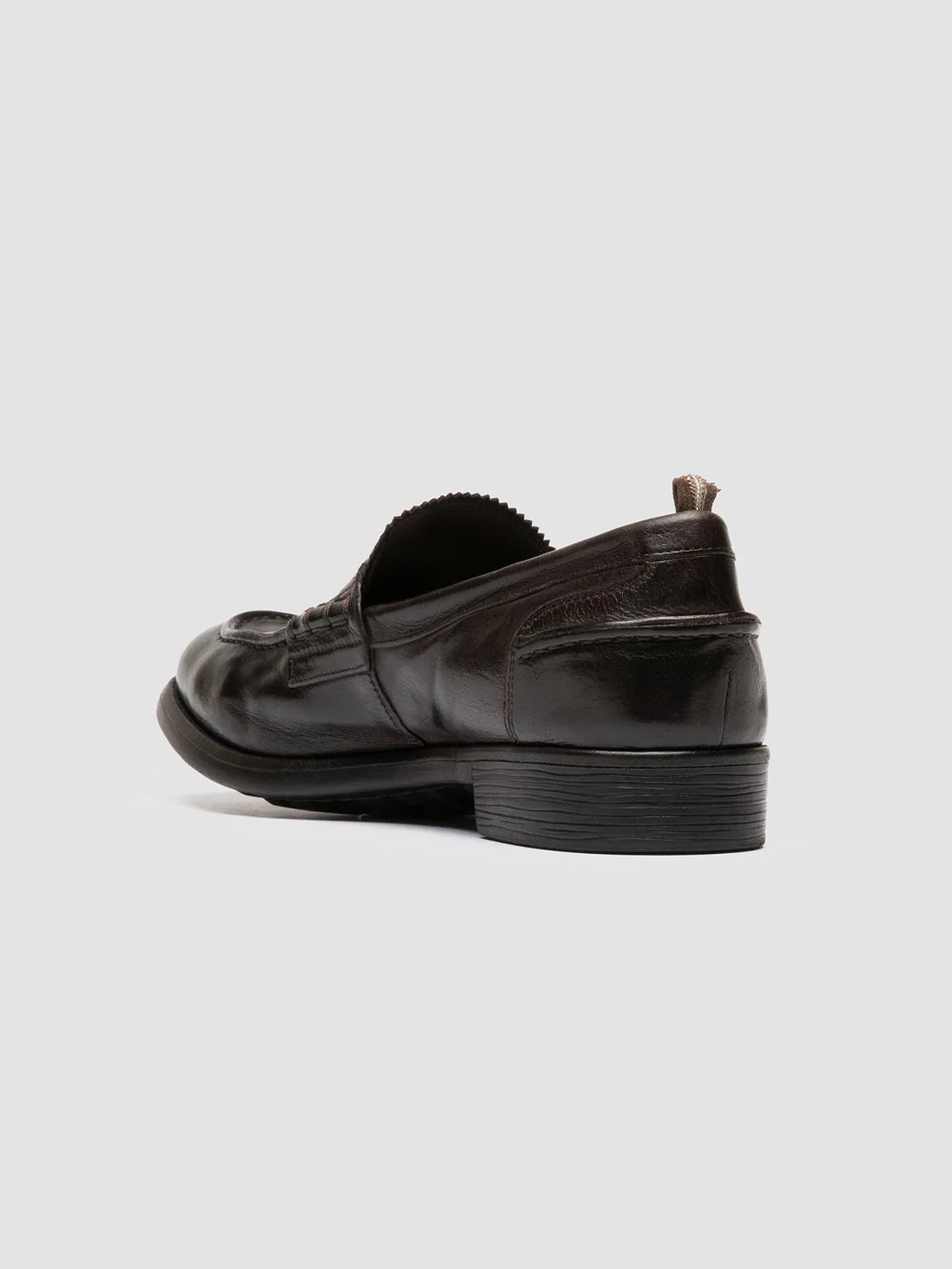 CHRONICLE 056 - Dark Brown Leather Penny Loafers Quick Walk