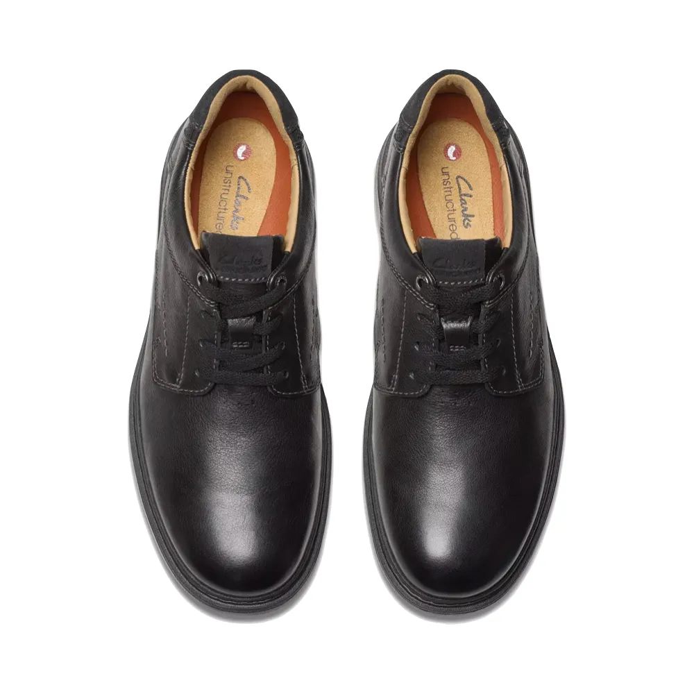 Timeless Accent Clarks Men's Un Briley Leather Lace Shoe in Black