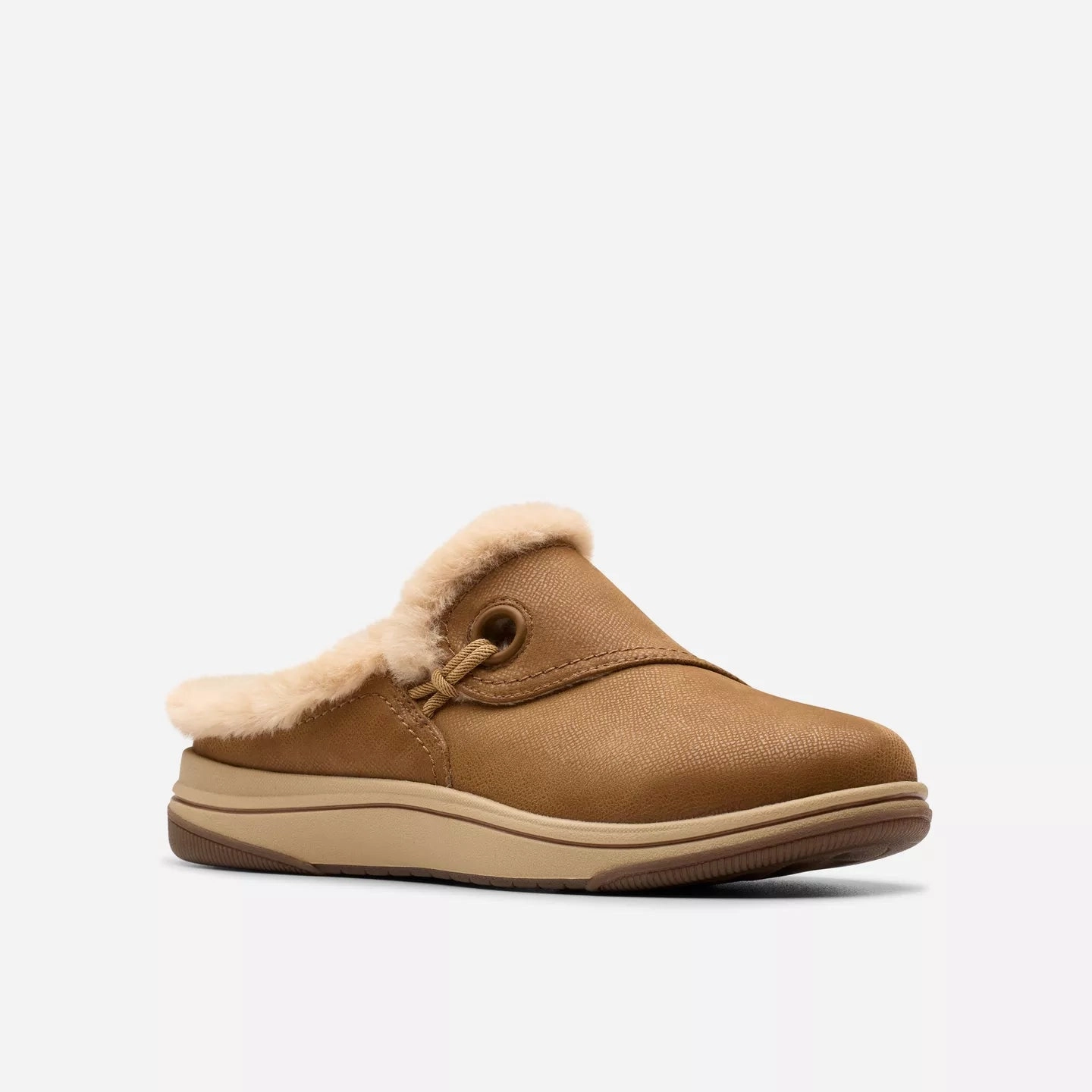 Clarks Women's Breeze Myth Clog in Dark Tan Busy Lifestyle