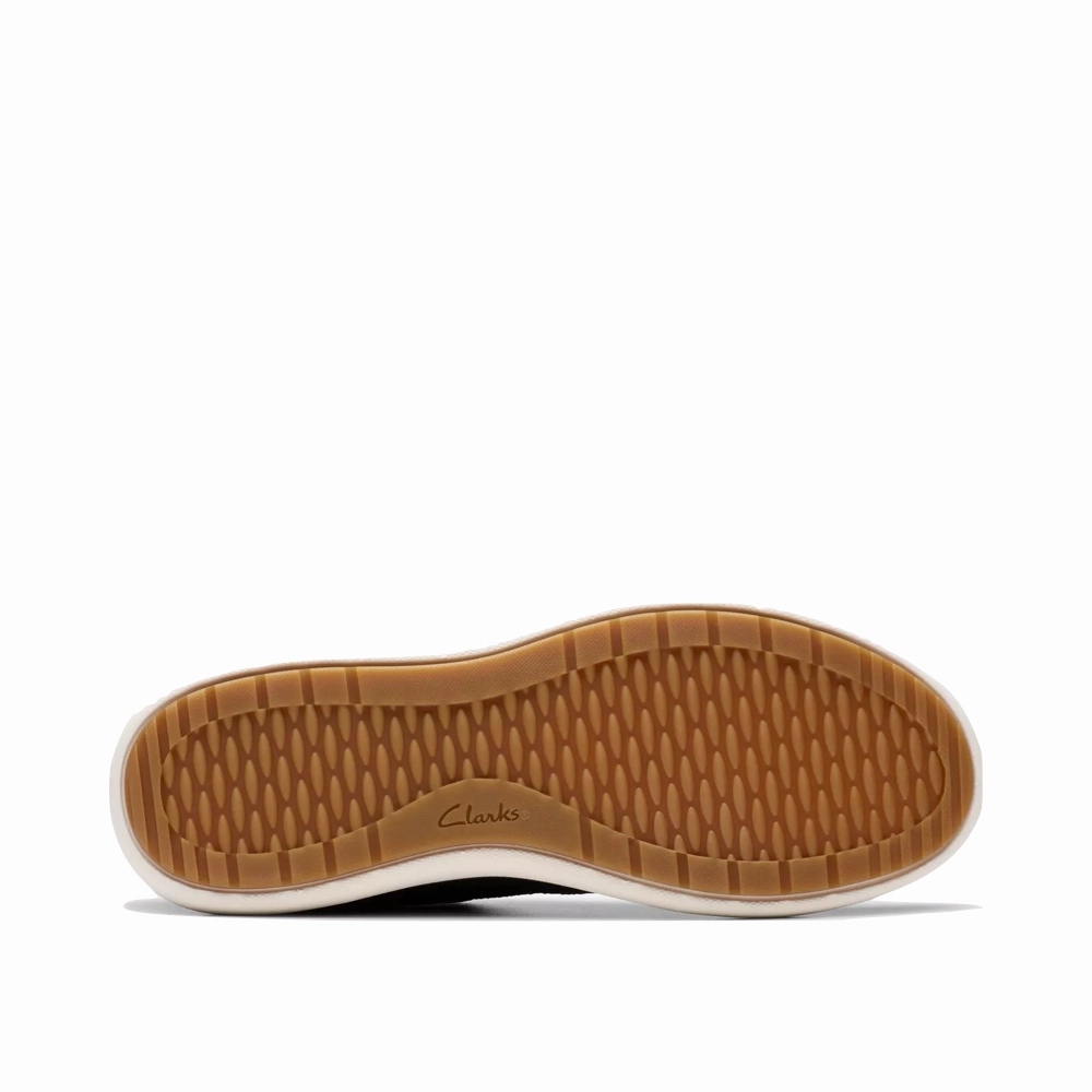 Clarks Women's Nalle Walk Knit Sneaker in Navy Park Hike Padded Comfort