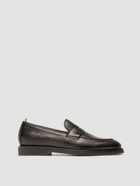 OPERA FLEXI 101 - Dark Brown Leather Penny Loafers Style Essential