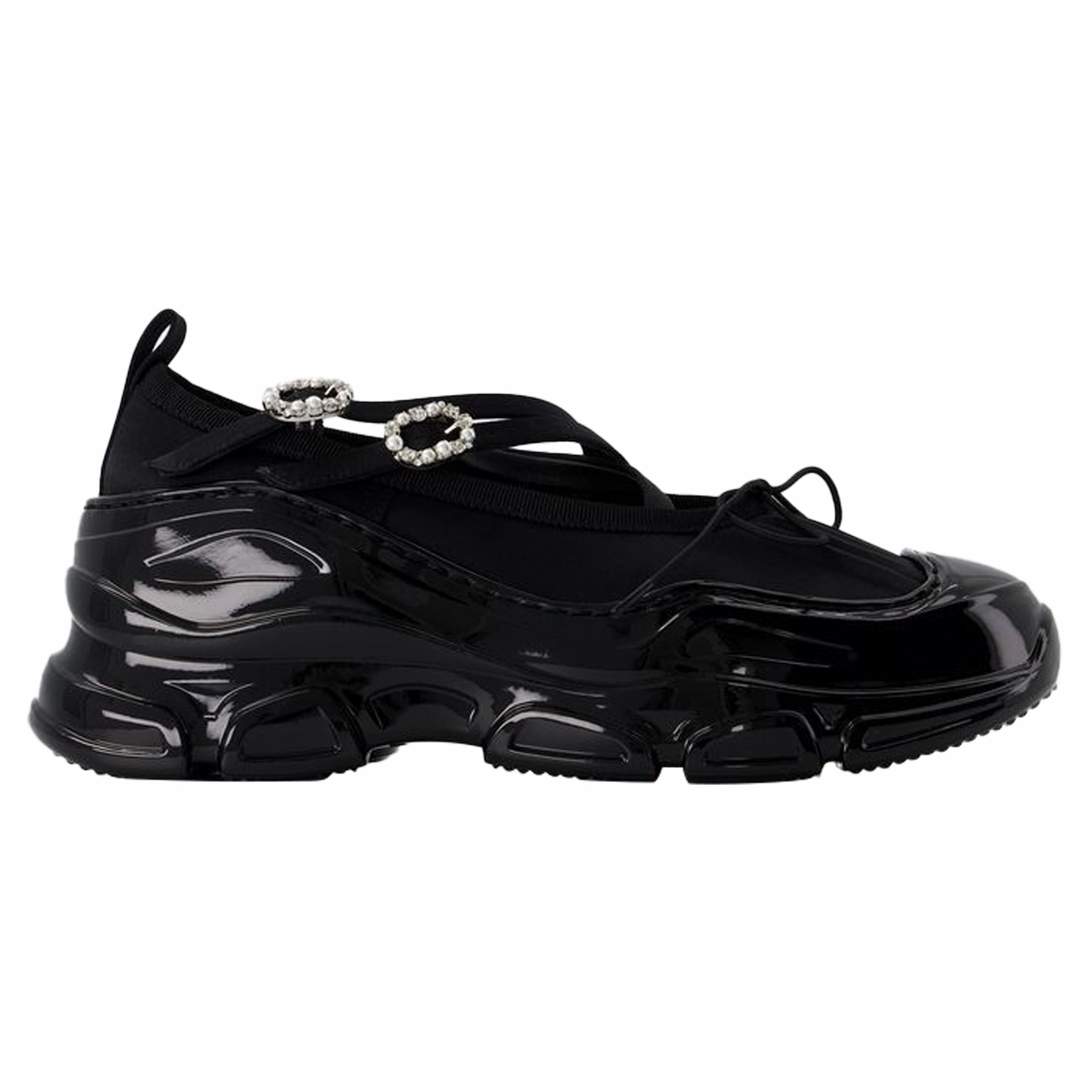 Classic Criss Cross Tracker Sneakers - Simone Rocha - Pvc - Black long lasting durability Iconic Style