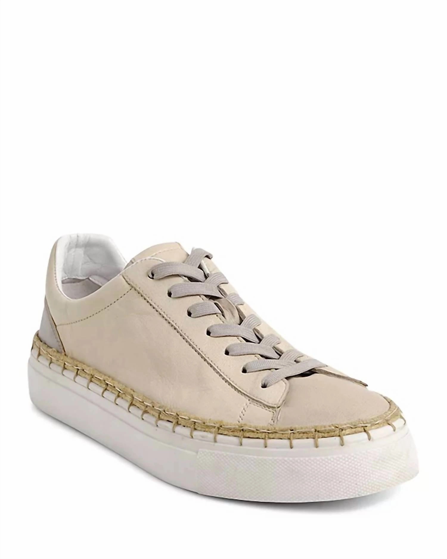 Scotty Sneaker In Beige/tan Tensile Fiber Upper Vented Heel Panel