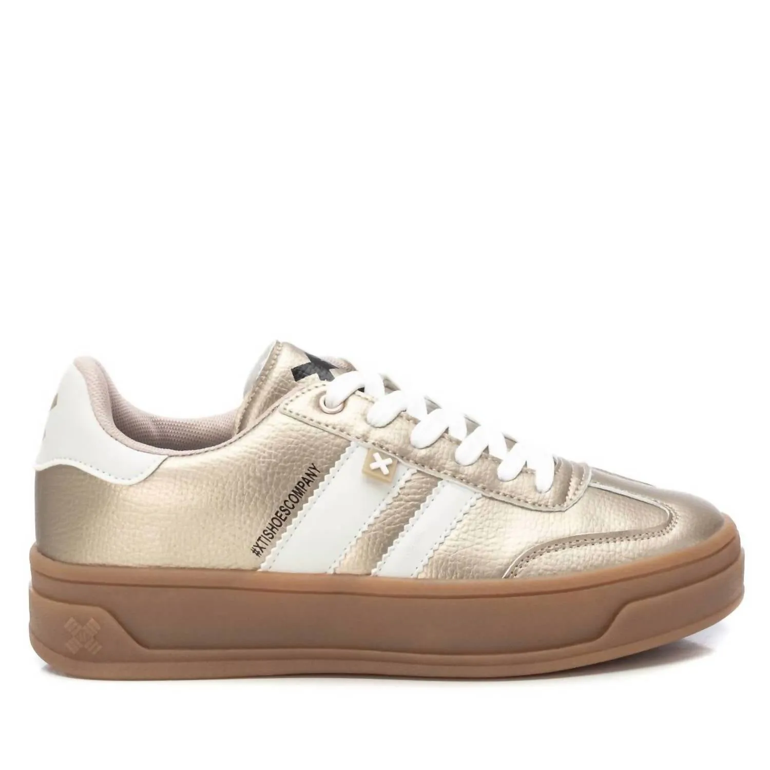 Busy Ready Women's Urban Fashion Sneakers In Gold
